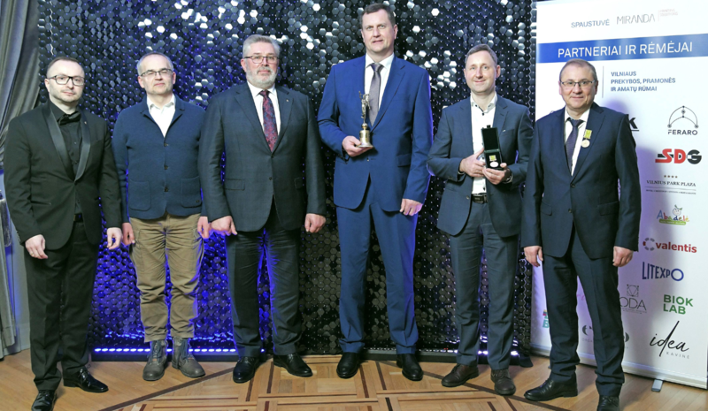 VILNIUS TECH bendruomenės nariams – Vilniaus prekybos, pramonės ir amatų rūmų įvertinimas